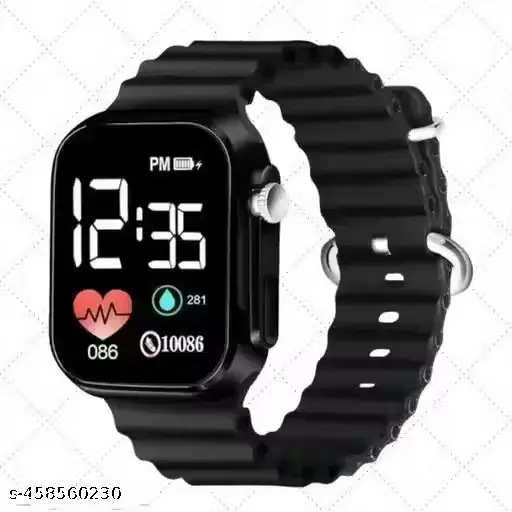 Digital Watch Most Selling Latest Trending Square Led Watch for unisex, Best Quality smart Watch Classy Digital Watch, smartwatch, watch, top, watch Digital, Trending Sports Watch, Smart Watch For Boys & Girls, LED band for kids, boys and girls